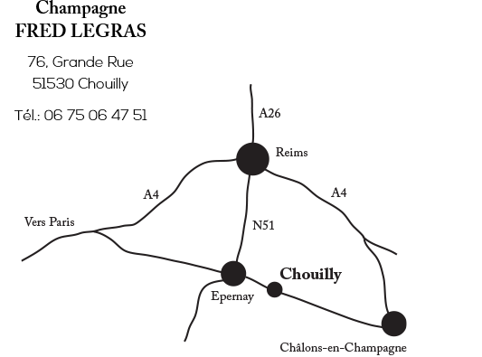 Champagne FRED LEGRAS - 51530 Chouilly